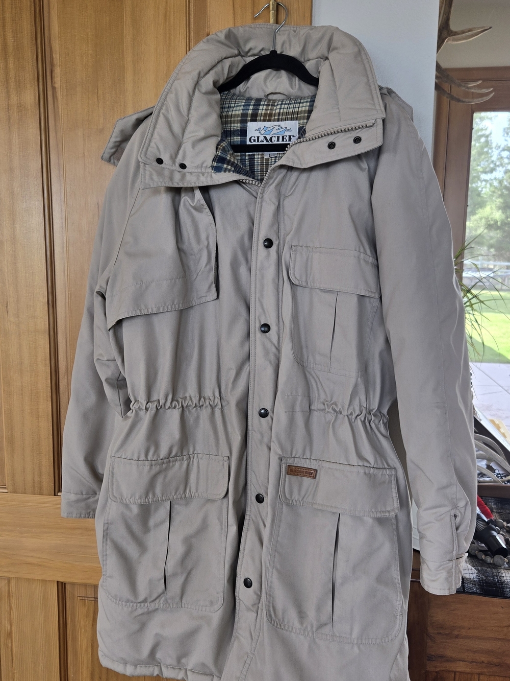 VTG 90s Glacier Men’s Field Parka in Light Tan